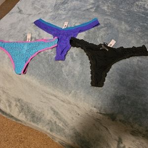 3 NWT Victoria's Secret Panties